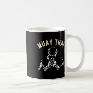 Caneca De Café Treinamento de Muay Thai Vintage Mma Kickboxing