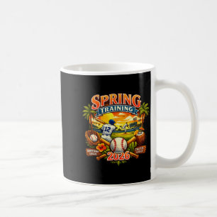 Caneca De Café Treinamento de Primavera de Beisebol de 2026 Desen