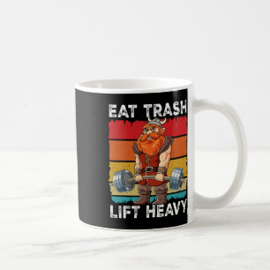 Caneca De Café Treinamento em Peso de Gym Coma Lixo Pesado 1