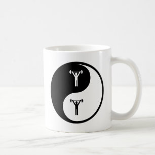 Caneca De Café Treinamento pessoal de Yin Yang