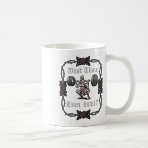 Caneca De Café Treinas Mesmo com Peso de Cavaleiro G