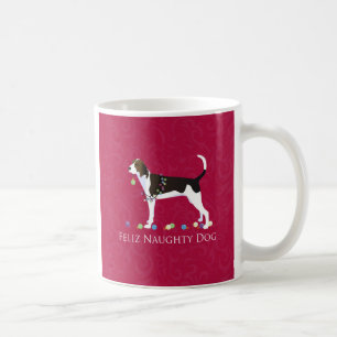 Caneca De Café Treing Walker Coonhound Christmas