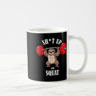 Caneca De Café Treino de Levantamento de Peso de Agachamento de F