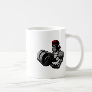 Caneca De Café Treino de musculação Gorilla Academia Treinamento
