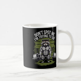 Caneca De Café Treino de musculação Não me ajude, estou tentando 