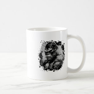 Caneca De Café Treino de Músculos de Gorila Bodybuilding Boxe
