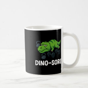 Caneca De Café Treino engraçado de ginásio do T-rex dinossauro 
