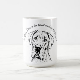 Caneca De Café Treino Mental do Grande Dinamarquês