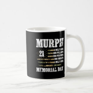 Caneca De Café treino patriótico do dia da memória Murph 2023 her