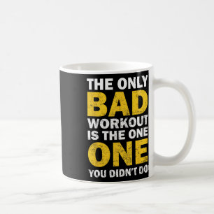 Caneca De Café Treino Ruim - Citação Inspiradora de Musculação