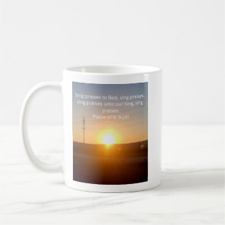Caneca de Café Trem ao Nascer do Sol
