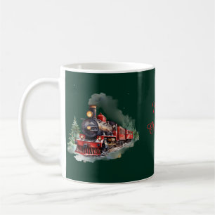 Caneca De Café Trem de Natal