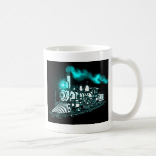 Caneca De Café Trem do verde de Smokin