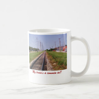 Caneca De Café trem e trilhas 2, um commin do meu trem dentro!!