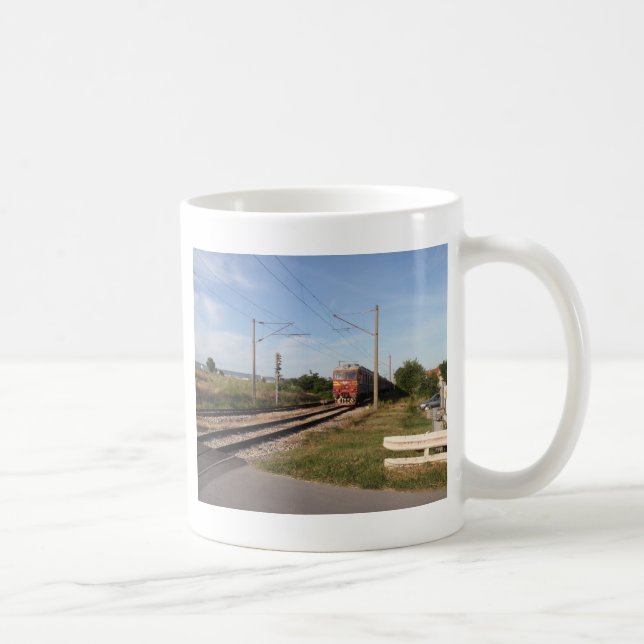 Caneca De Café Trem Elétrico (Direita)