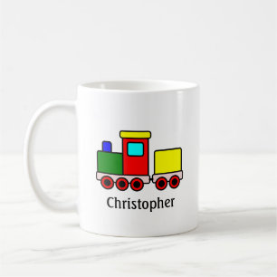 Caneca De Café Trem Personalizado de Múltiplas Cores