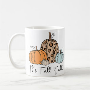 Caneca De Café Trendy Fall Pumpkin   "É Queda Y'all" Cotação