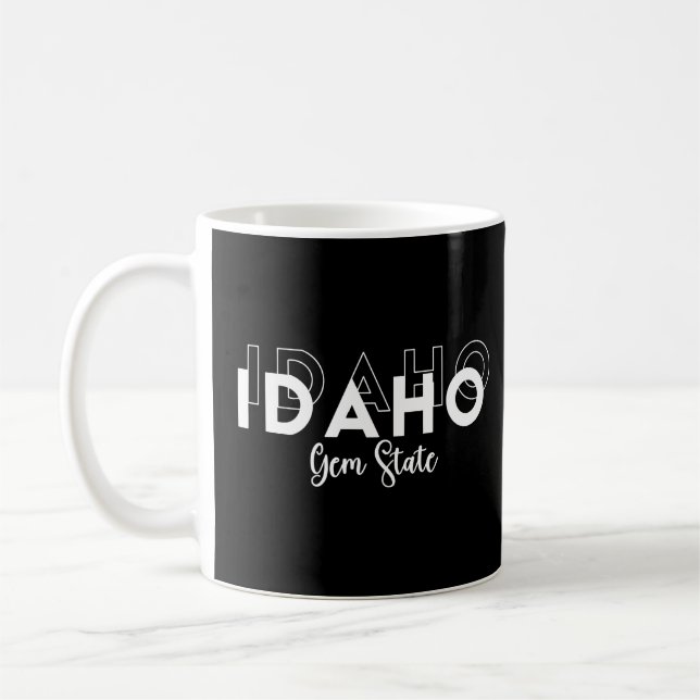 Caneca De Café Trendy Idaho Gem State (Esquerda)