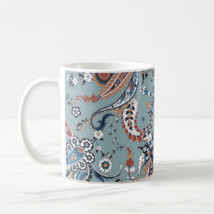 Caneca De Café Trendy Indian paisley: plano geral sem falhas.