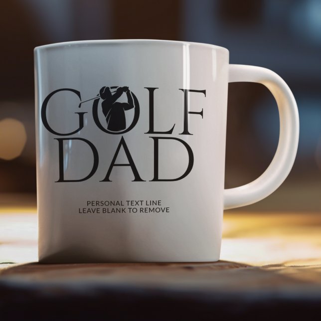 Caneca De Café Trendy Legal "PAI GOLF" (Criador carregado)