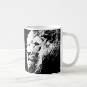 Caneca De Café Trendy Lion Face King Elegante Modelo