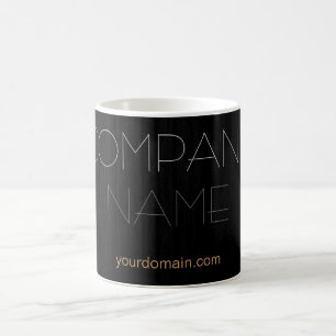 Caneca De Café Trendy Na moda Wood Company Name