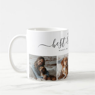 Caneca De Café Trendy Personalised Family Photo Dog Mãe Mugs