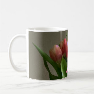 Caneca De Café Trendy Tulips V1 Fotografia Original Da Flor Para