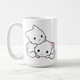 Caneca De Café Trendy Whiskers: Mug de Gato de Amor