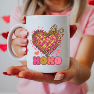 Caneca De Café Trendy XOXO Heart