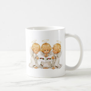 Caneca De Café Três Anjos de Natal
