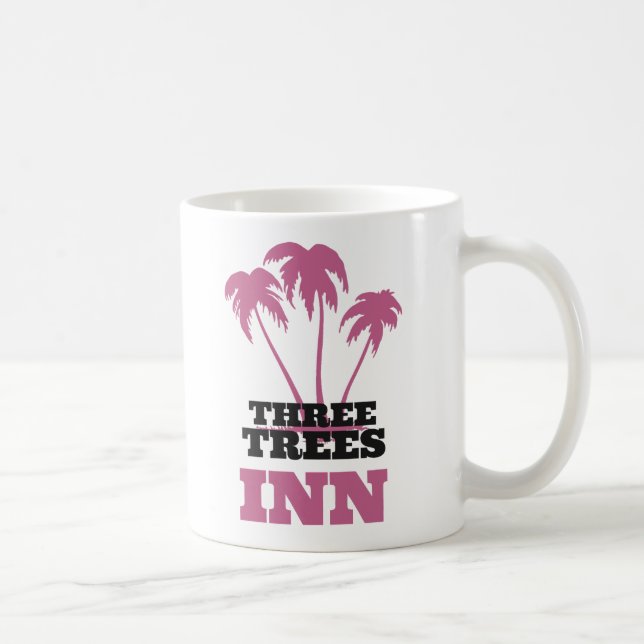 Caneca De Café Três Árvores Inn (preto) (Direita)