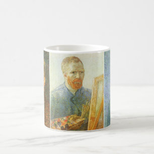 Caneca De Café Três autorretratos diferentes de Vincent van Gogh