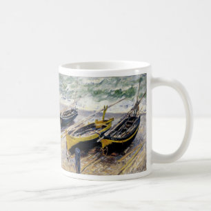 Caneca De Café Três Barcos De Pesca
