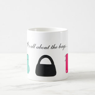 Caneca De Café Três Bolsas Elegantes