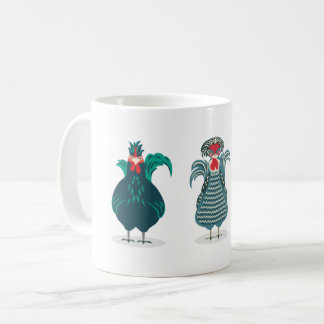 Caneca De Café Três Frangos Bons