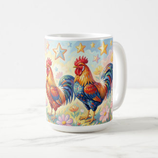 Caneca De Café Três galos
