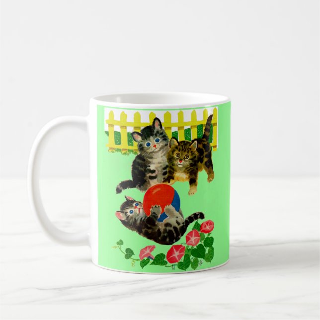 Caneca De Café três gatinhos (Esquerda)