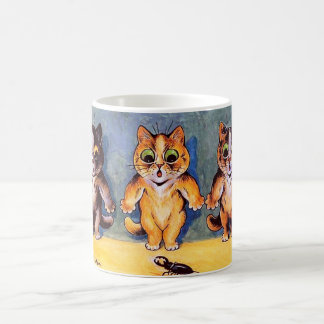 Caneca De Café Três Kittens e Besouro, Louis Wain