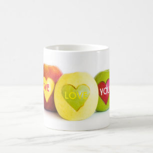 Caneca De Café Três maçãs