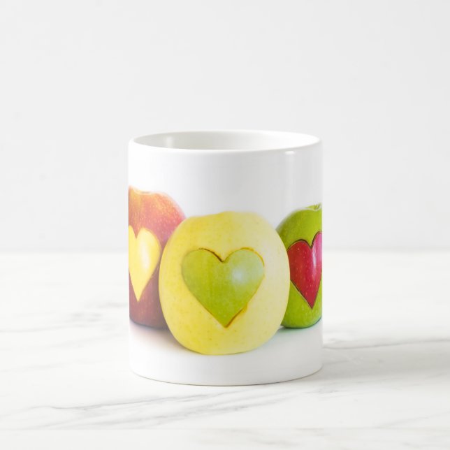 Caneca De Café Três maçãs (Centro)