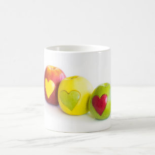 Caneca De Café Três maçãs