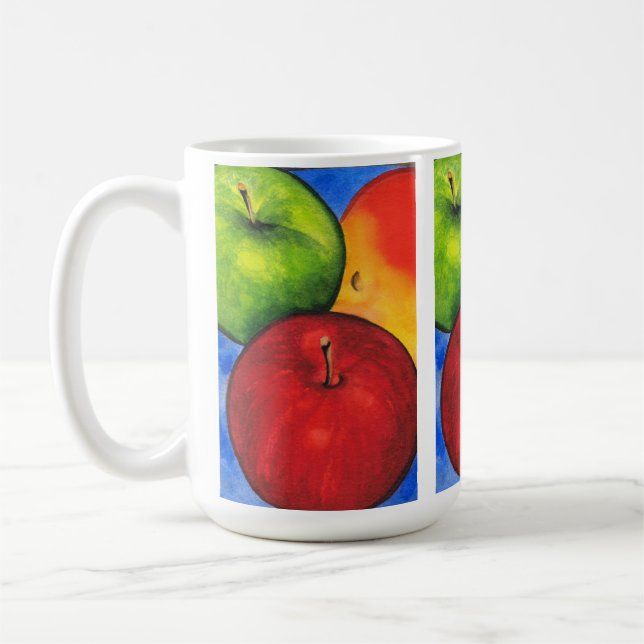 Caneca De Café Três Maçãs (Esquerda)