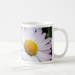 Caneca De Café Três margaridas rosa