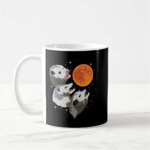 Caneca De Café Três Morto De Ogambm Moon Possum Oferece Figurinos