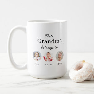 Caneca De Café Três Netos Personalizados