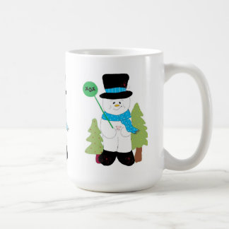 Caneca De Café Três Pequenos Bonecos de Neve