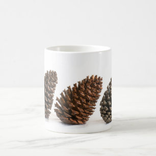 Caneca De Café Três pinecones