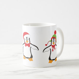 Caneca De Café Três Pinguins Cortes Dançantes