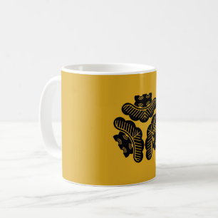 Caneca De Café Três pinheiros voltados para dentro